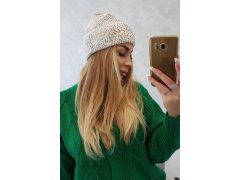 Čepice s&nbsp;mohérem Leopard K233 bílá 1