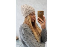 Fleecová čepice Roma K224 light beige 2