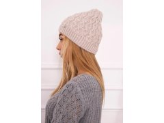Fleecová čepice Roma K224 light beige 3