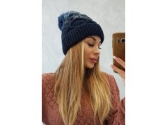 Fleecová čepice Alice K248 denim+blue 2