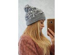 Bublinková čepička K219 šedá 1