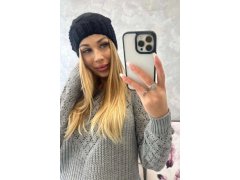 Fleecová čepice Justyna K253 černá 1