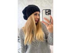 Fleecová čepice Justyna K253 černá 2