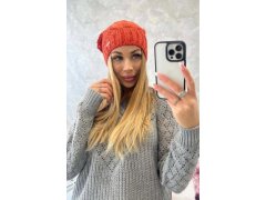 Čepice s&nbsp;fleecem Justyna K253 červená 1