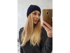 Tenká čepice Malwina K250 navy blue 1