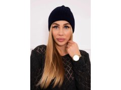 Tenká čepice Malwina K250 navy blue 2