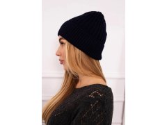 Tenká čepice Malwina K250 navy blue 3