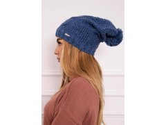 Fleecová čepice Carolina K243 denim 3