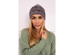 Fleecová čepice Melisa K241 navy blue+blue 2