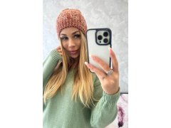 Fleecová čepice Melisa K241 červená 1