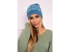 Fleecová čepice Melisa K241 modrá 2