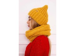 Dámská souprava s&nbsp;tlustým pruhem P100 žlutá 1