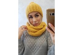 Dámská souprava s&nbsp;tlustým pruhem P100 žlutá 2