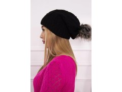 Sandra K210 fleecová čepice černá 1