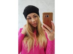 Sandra K210 fleecová čepice černá 3