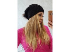 Sandra K210 fleecová čepice černá 4