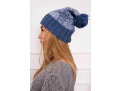 Čepice Paris fleece K213 denim 1