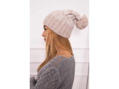 Fleecová čepice Paris K213 light beige 1