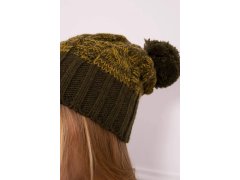 Paris fleecová čepice K213 khaki+kiwi 2