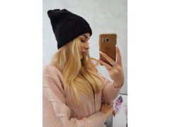 Fleecová čepice Sylwia K244 černá 1
