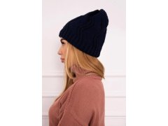 Fleecová čepice Sylwia K244 navy blue 3