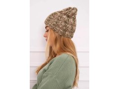 Dámská čepice Eliza K205 cappuccino+light khaki 1