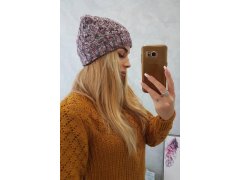 Dámská čepice Eliza K205 dark pink+graphite 3