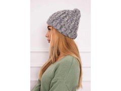 Dámská čepice Eliza K205 grey+violet 1