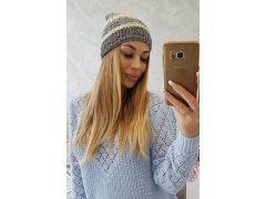 Čepice s&nbsp;fleecem Patrycja K254 žlutá+černá 1