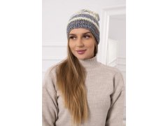 Čepice s&nbsp;fleecem Patrycja K254 žlutá+černá 2