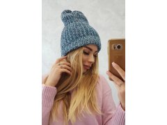 Dámská čepice Delia K260 modrá 4