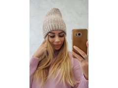 Dámská čepice Delia K260 light beige 3