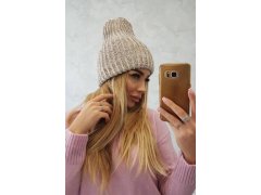 Dámská čepice Delia K260 light beige 4