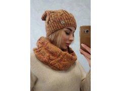 Dámská souprava s fleecem Tessa K315 light khaki+mustard 1