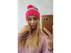 Kinga dámská čepice K297 pink neon+green 1