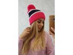 Kinga dámská čepice K297 pink neon+green 2