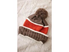 Dámská čepice Kinga K297 cappuccino+rudy 6