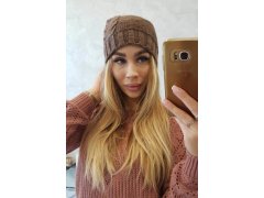 Fleecová čepice Ula K271 cappuccino 1