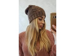 Fleecová čepice Ula K271 cappuccino 2