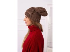Fleecová čepice Ula K271 cappuccino 3