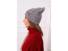 Fleecová čepice Ula K271 šedá 3