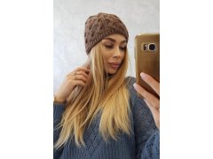 Fleecová čepice Teresa K285 mocca 2