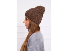 Fleecová čepice Teresa K285 mocca 3