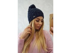 Fleecová čepice Waleria K307 navy blue 1