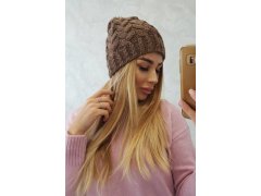 Fleecová čepice Waleria K307 cappuccino 1