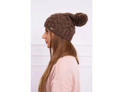 Fleecová čepice Waleria K307 cappuccino 3