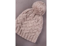 Fleecová čepice Waleria K307 light beige 4