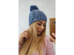 Fleecová čepice Waleria K307 denim 1