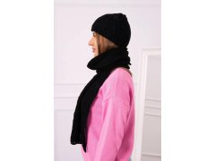 Dámská souprava s&nbsp;šátkem Amelia K329 černá 1