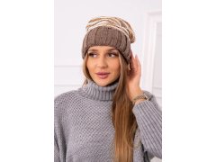 Dámská čepice Feba K330 mocca 2